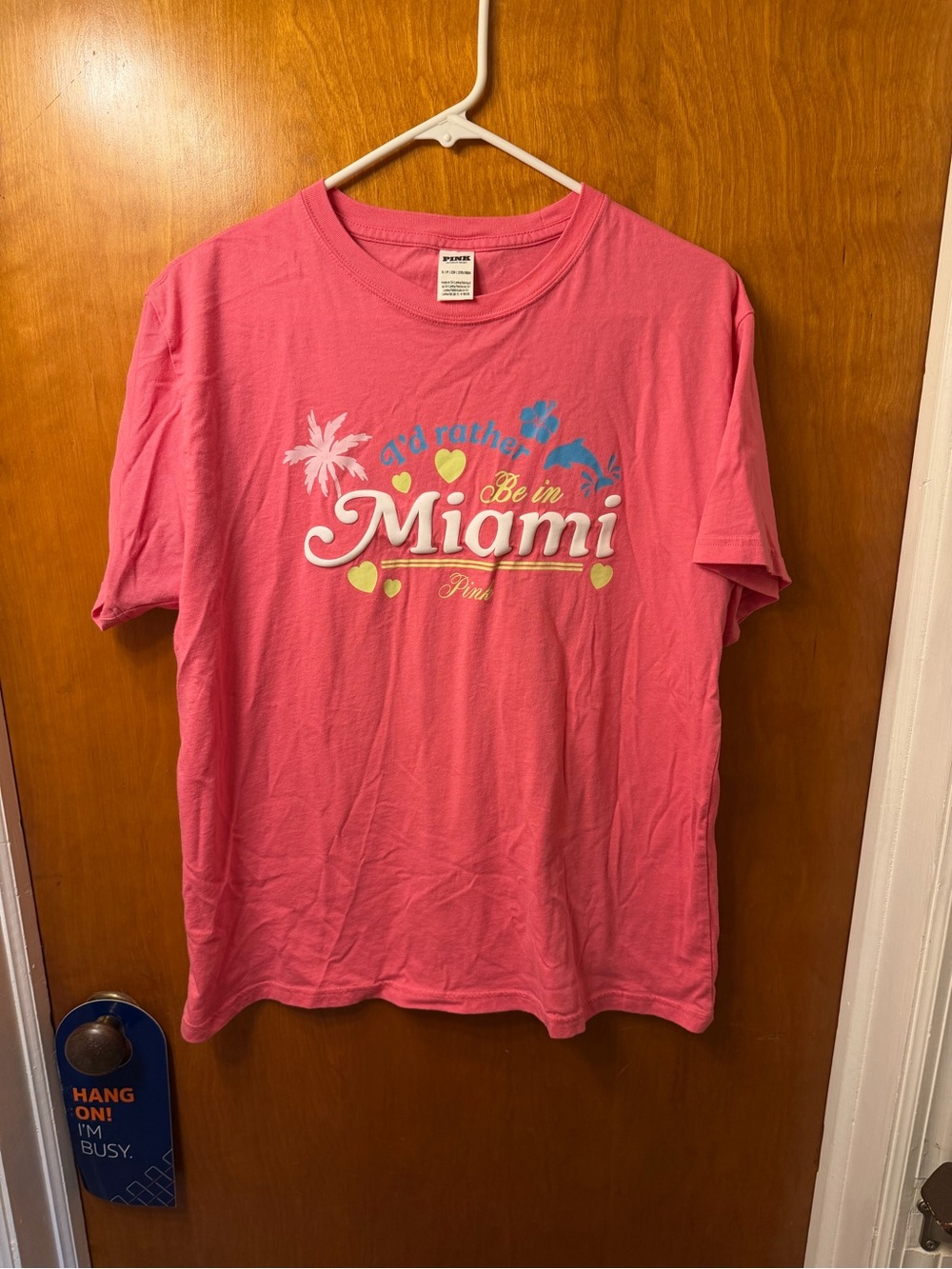 Women’s Small (oversized) VS/PINK graphic tee